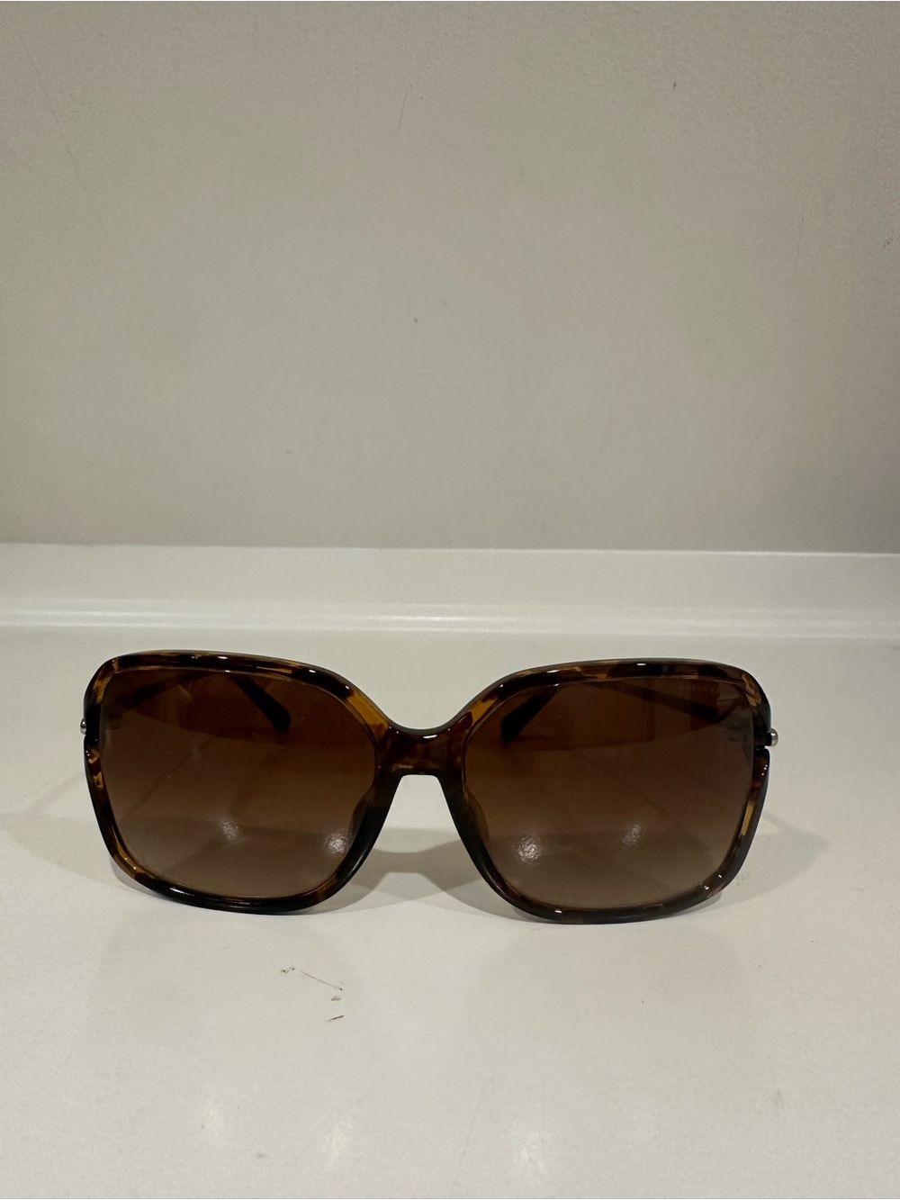 Coach Tortoiseshell Brown Oversized Women’s Sunglasses